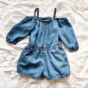 Denim Romper